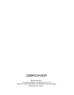 Preview for 38 page of DBPOWER BM-156 User Manual