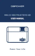 DBPOWER RD-820 User Manual preview