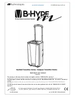 dBTechnologies B-Hype M Quick Start User Manual preview