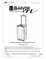 Preview for 1 page of dBTechnologies B-Hype M Quick Start User Manual