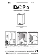 dBTechnologies LVX P10 Quick Start User Manual предпросмотр