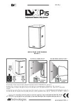 dBTechnologies LVX P15 Quick Start User Manual preview