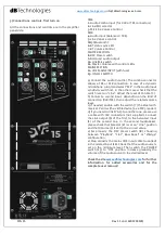 Preview for 3 page of dBTechnologies SYA 15 Quick Start User Manual