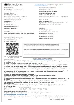 Preview for 4 page of dBTechnologies SYA 15 Quick Start User Manual