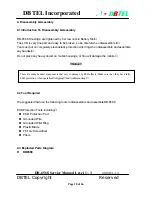 Preview for 20 page of DBTEL DB-6568 Service Manual