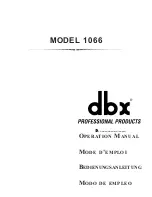 dbx 1066 Operation Manual preview