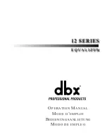 Предварительный просмотр 1 страницы dbx 12 Series Operation Manual