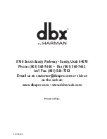 Предварительный просмотр 12 страницы dbx 131s Graphic EQ User Manual