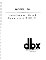 dbx 166 Service Manual preview
