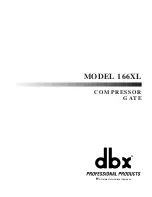 Preview for 1 page of dbx 166XL User Manual