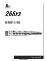 Preview for 1 page of dbx 266xs User Manual