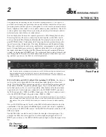 Preview for 4 page of dbx 286A Owner'S Operation Manual