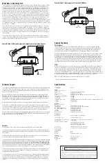 Preview for 2 page of dbx dB10 Owner'S Manual