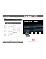 dbx DriveRack 220i Manual предпросмотр