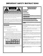 Preview for 2 page of dbx DriveRack 240 User Manual