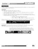 Предварительный просмотр 8 страницы dbx DriveRack 260 User Manual