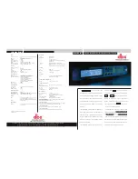 Preview for 1 page of dbx DriveRack 480 Specifications