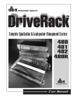 Preview for 1 page of dbx DriveRack 480 User Manual