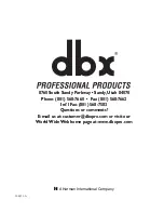 Preview for 96 page of dbx DriveRack 4820 User Manual