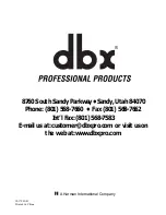 Preview for 52 page of dbx DriveRack PA User Manual