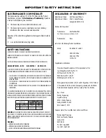 Preview for 3 page of dbx DriveRack PA2 Owner'S Manual