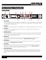 Предварительный просмотр 8 страницы dbx DriveRack PA2 Owner'S Manual