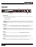 Preview for 10 page of dbx DriveRack PA2 Owner'S Manual