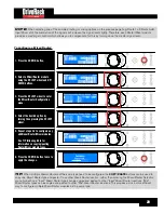 Предварительный просмотр 31 страницы dbx DriveRack VENU360 Owner'S Manual