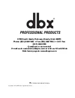 Preview for 13 page of dbx QUANTUM Application Manual