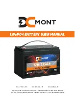 Preview for 1 page of DC MONT DC-LFP-BLK-100 User Manual