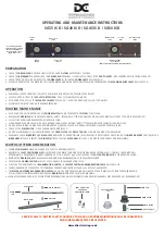 Предварительный просмотр 1 страницы DC SG35 IS D Operating And Maintenance Instructions