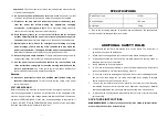 Preview for 3 page of DCA Q1U-FF02-160 Operation Instructions Manual