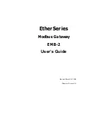 Предварительный просмотр 1 страницы DCB Ether Series User Manual