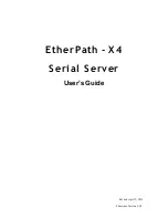 Предварительный просмотр 1 страницы DCB etherpath X4 User Manual