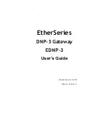 DCB EtherSeries EDNP-3 User Manual preview