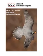 DCD FALCON LASHER 61800-000 Operating Manual preview