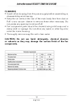 Preview for 14 page of DCG CLIMA VE1632TT Instruction Manual