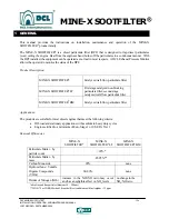 Предварительный просмотр 3 страницы DCL MINE-X SOOTFILTER Accompaniment To The Installation, Operation And Maintenance Manual