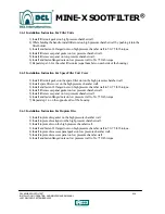 Предварительный просмотр 10 страницы DCL MINE-X SOOTFILTER Accompaniment To The Installation, Operation And Maintenance Manual