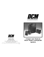 Dcm Cinema1 Manual preview