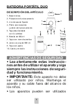 Предварительный просмотр 3 страницы DCOOK Retro 5424244 Instruction Manual