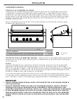 Предварительный просмотр 12 страницы DCS BE1-36R Installation Manual