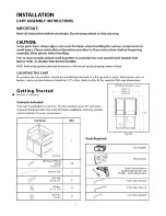 Preview for 12 page of DCS BFG-30BS Use And Care & Installation Manual