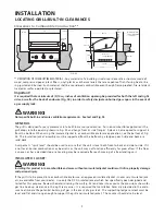 Предварительный просмотр 11 страницы DCS "BGB" Series Installation Instructions And User Manual