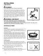 Preview for 14 page of DCS BGB131 Installation, Use And Care Manual