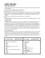 Preview for 24 page of DCS BGB36-BQAR Use And Care Manual