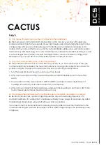 Предварительный просмотр 5 страницы DCS CACTUS Installation Manual