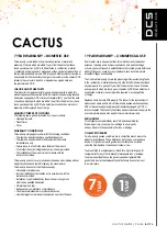 Предварительный просмотр 6 страницы DCS CACTUS Installation Manual