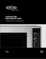 DCS CMO-24-SS Installation, Use And Care Manual preview