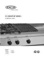 DCS CS-364G Installation Manual preview